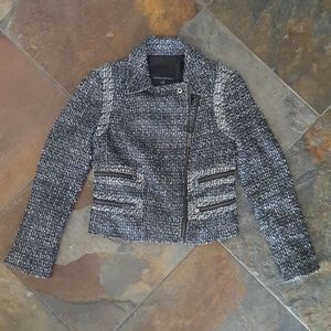 Banana Republic pieced Moto jacket petite